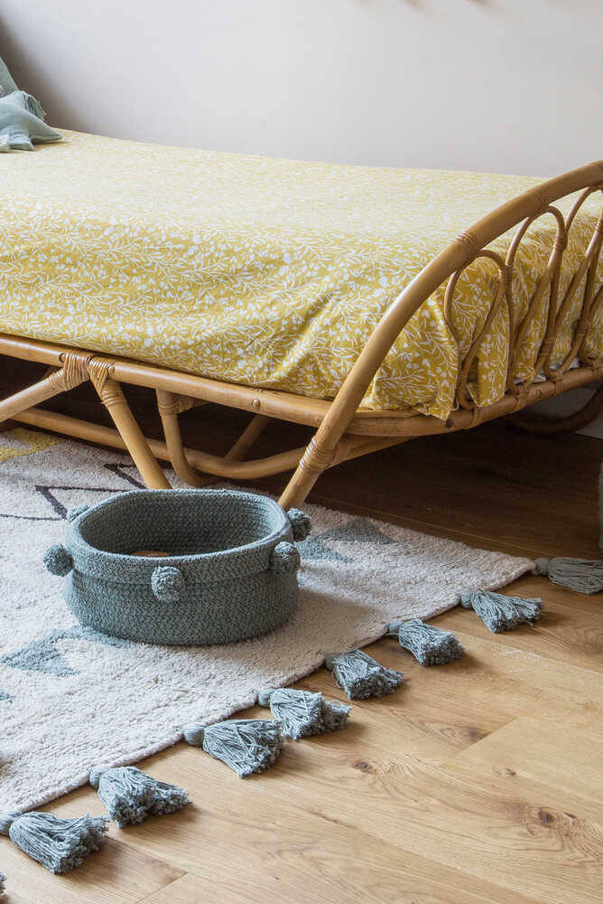 WASHABLE RUG AZTECA VINTAGE BLUE-Cotton Rugs-Lorena Canals-7
