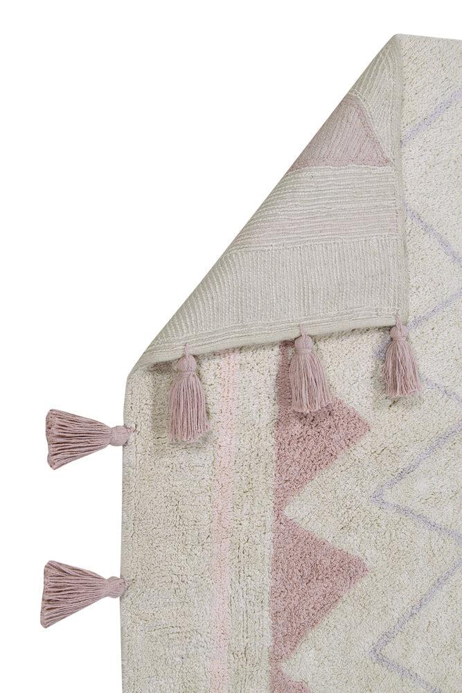 WASHABLE RUG AZTECA VINTAGE NUDE-Cotton Rugs-Lorena Canals-7