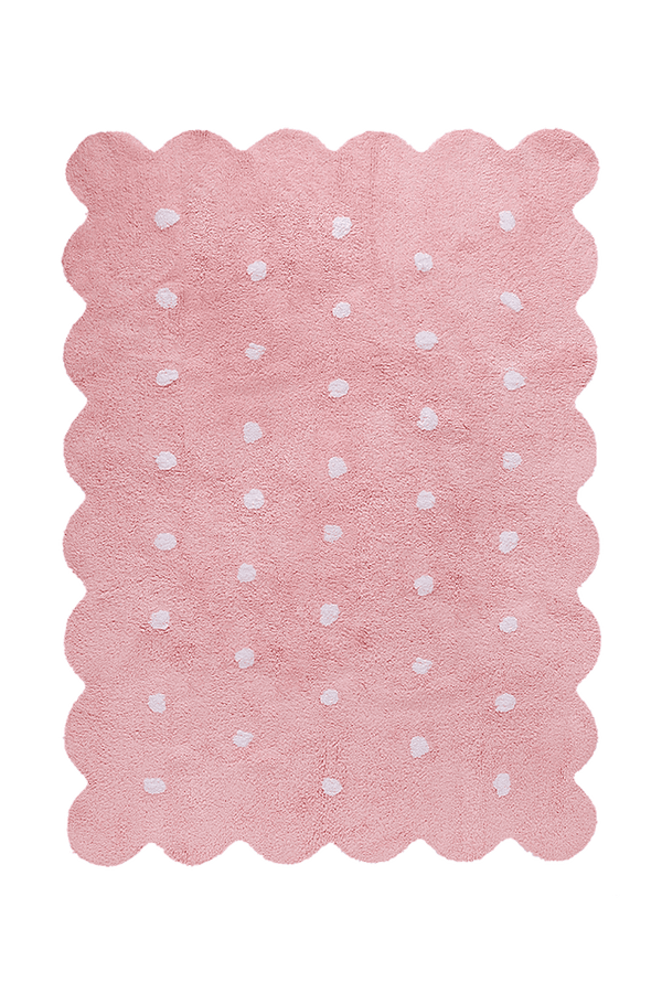 WASHABLE RUG BISCUIT PINK-Cotton Rugs-Lorena Canals-1