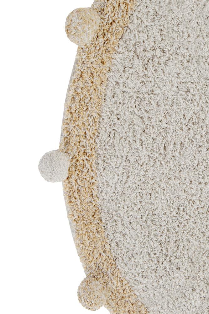 WASHABLE RUG BUBBLY NATURAL - HONEY-Cotton Rugs-Lorena Canals-7
