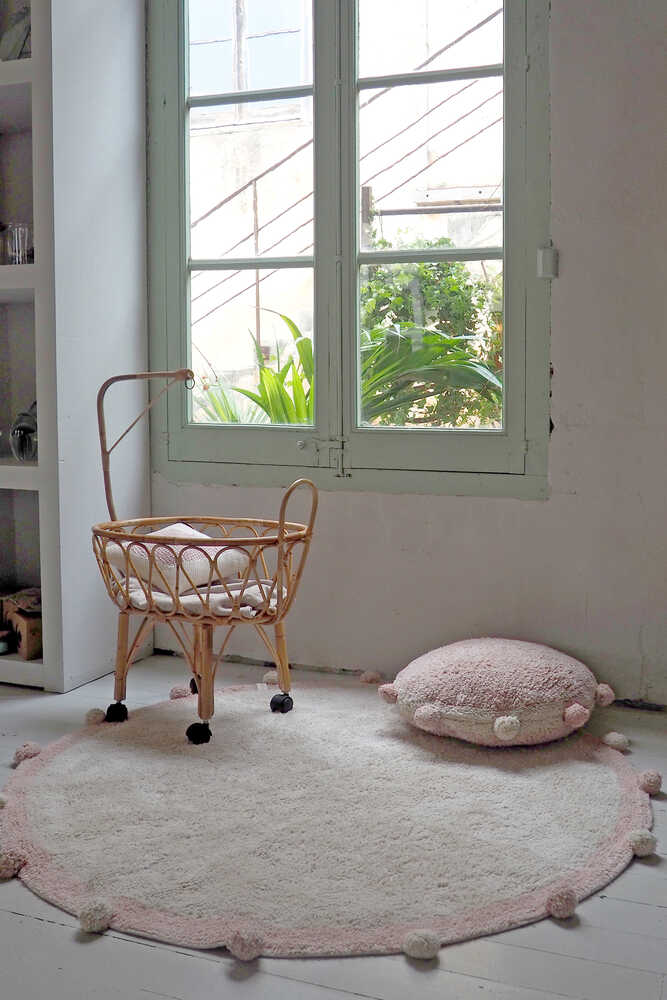 WASHABLE RUG BUBBLY NATURAL - VINTAGE NUDE-Cotton Rugs-Lorena Canals-4