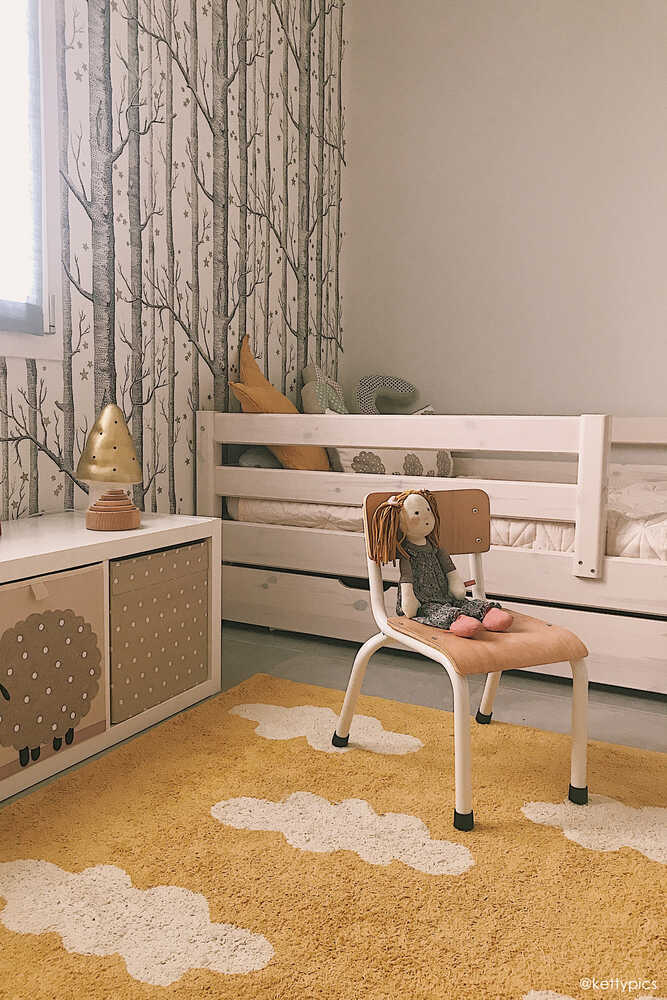 WASHABLE RUG CLOUDS MUSTARD-Cotton Rugs-Lorena Canals-2