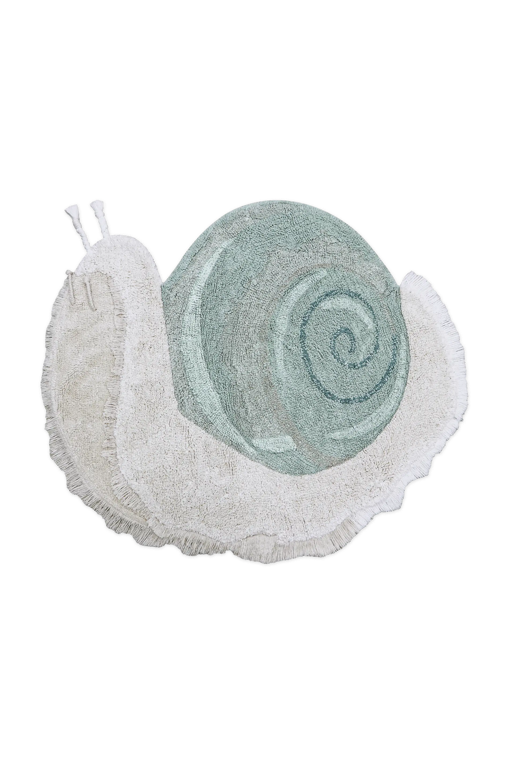 WASHABLE ANIMAL COTTON RUG SNAIL
