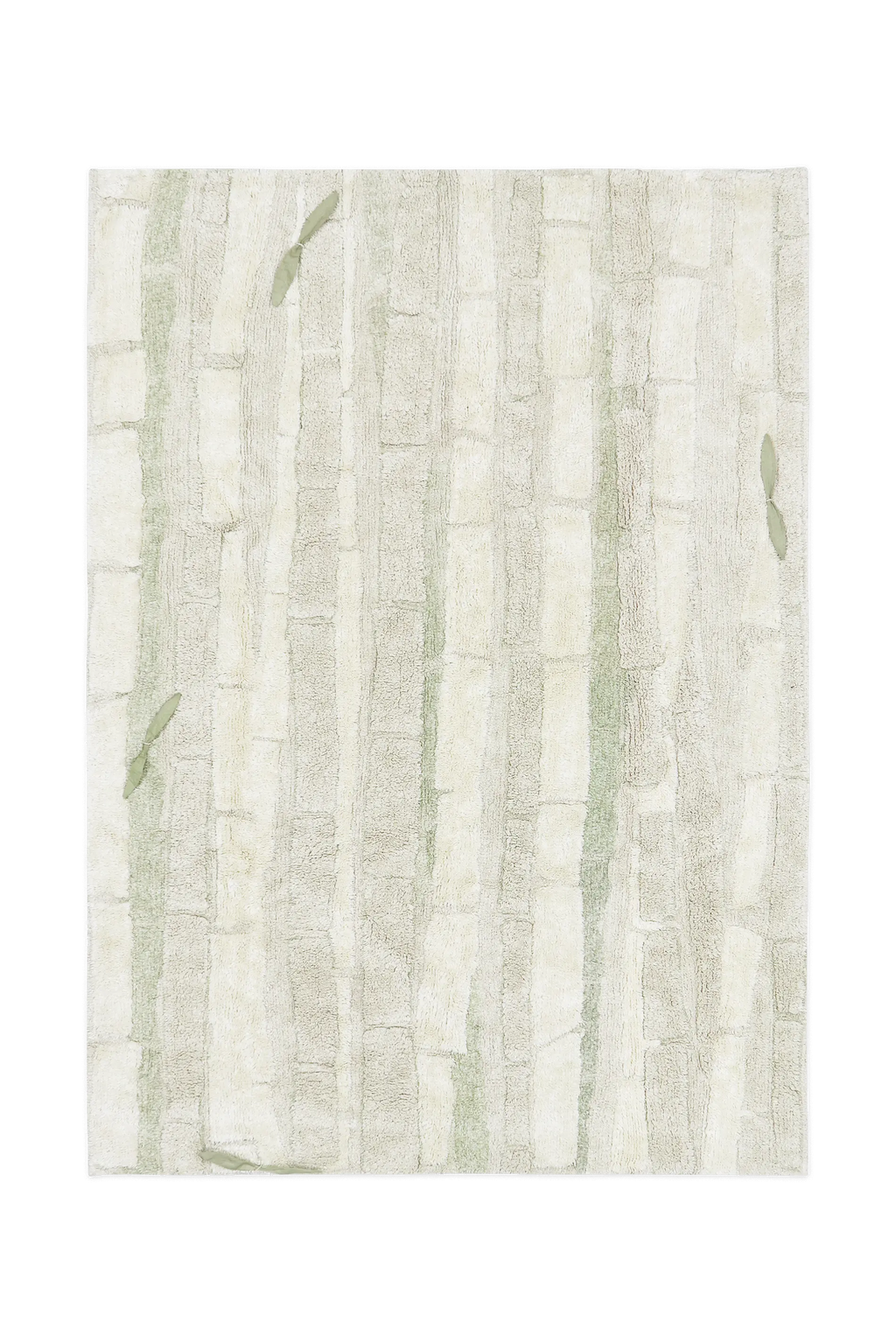WASHABLE AREA RUG BAMBOO FOREST