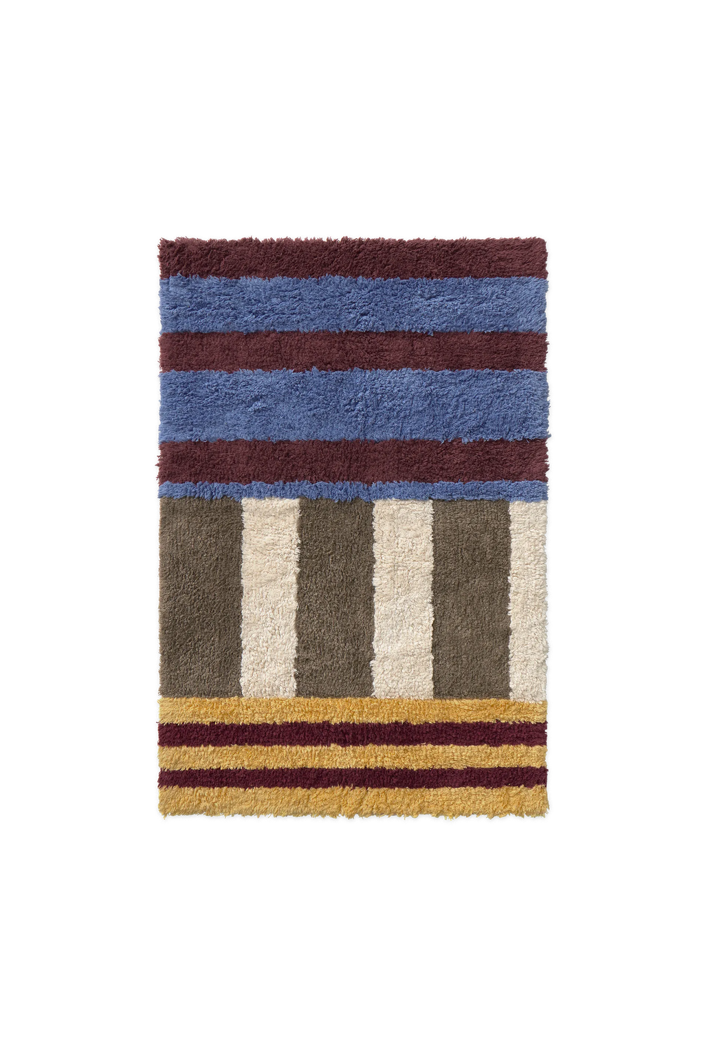 WASHABLE RUG COLOR ON INDIGO BLUE