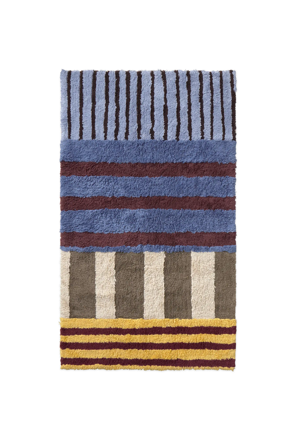WASHABLE RUG COLOR ON INDIGO BLUE