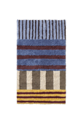 WASHABLE RUG COLOR ON INDIGO BLUE