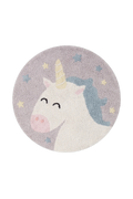 WASHABLE ROUND RUG BELIEVE IN YOURSELF