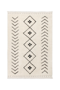 WASHABLE AREA RUG BEREBER RHOMBS