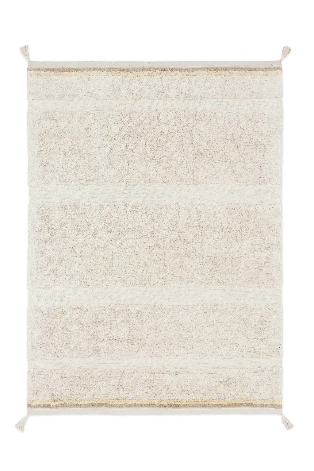 WASHABLE RUG BLOOM NATURAL