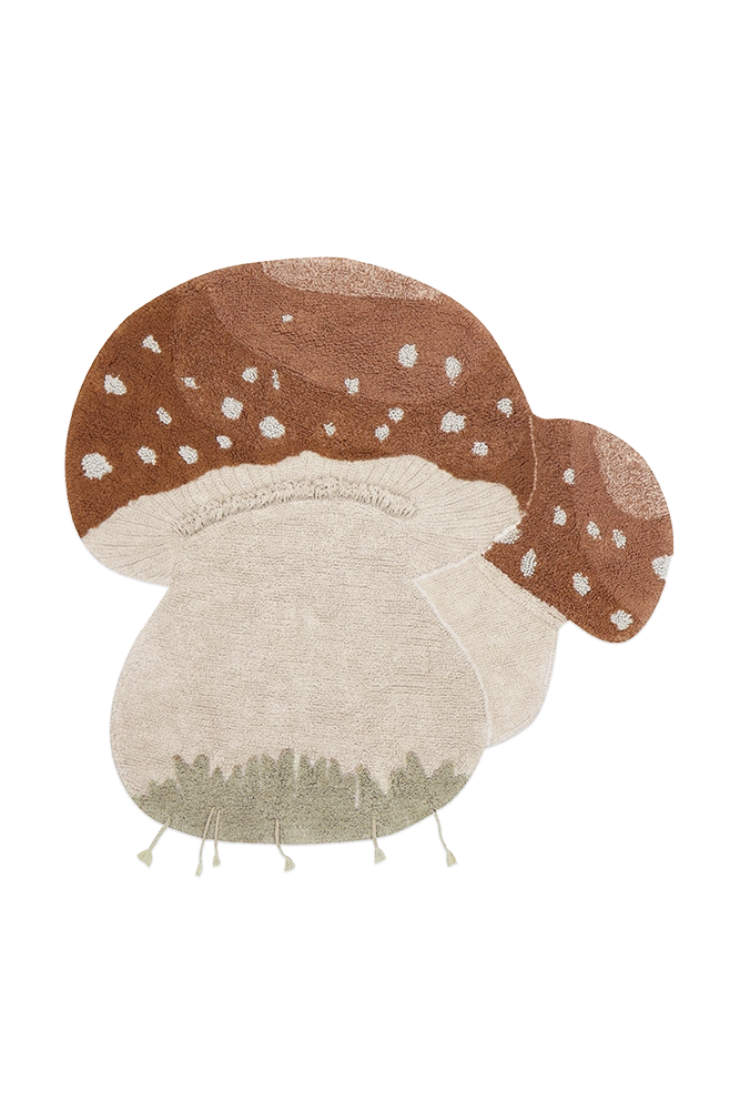 WASHABLE COTTON RUG BOLETUS