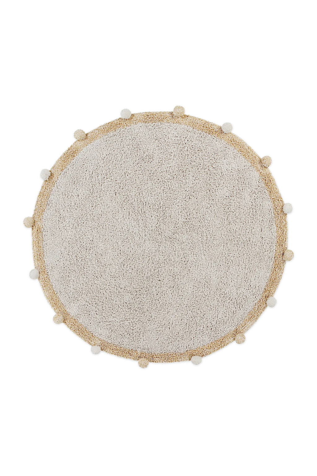 WASHABLE RUG BUBBLY NATURAL - HONEY