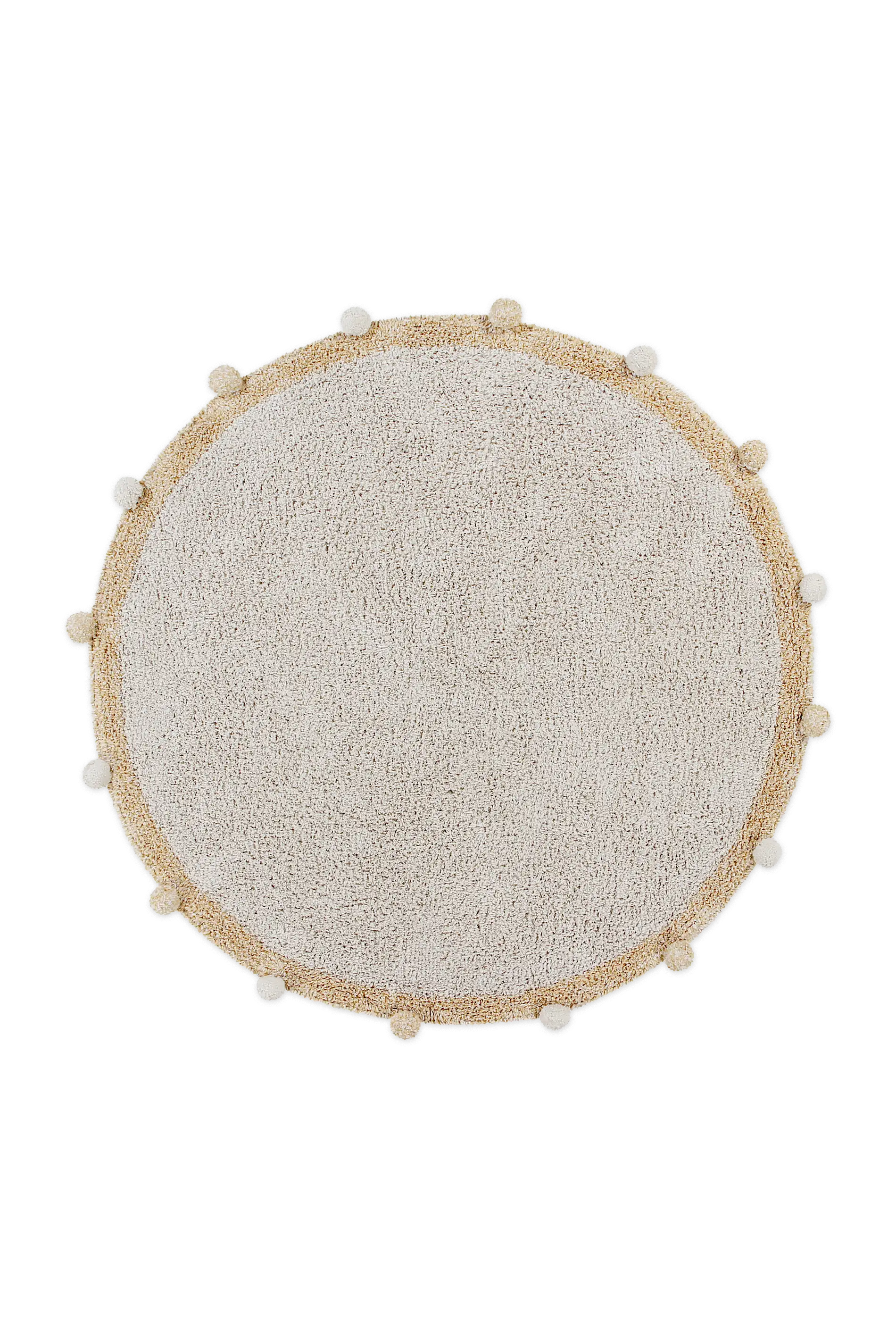 WASHABLE RUG BUBBLY NATURAL - HONEY