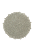 WASHABLE RUG BUBBLY OLIVE - NATURAL