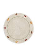 WASHABLE ROUND RUG CHANTERELLE