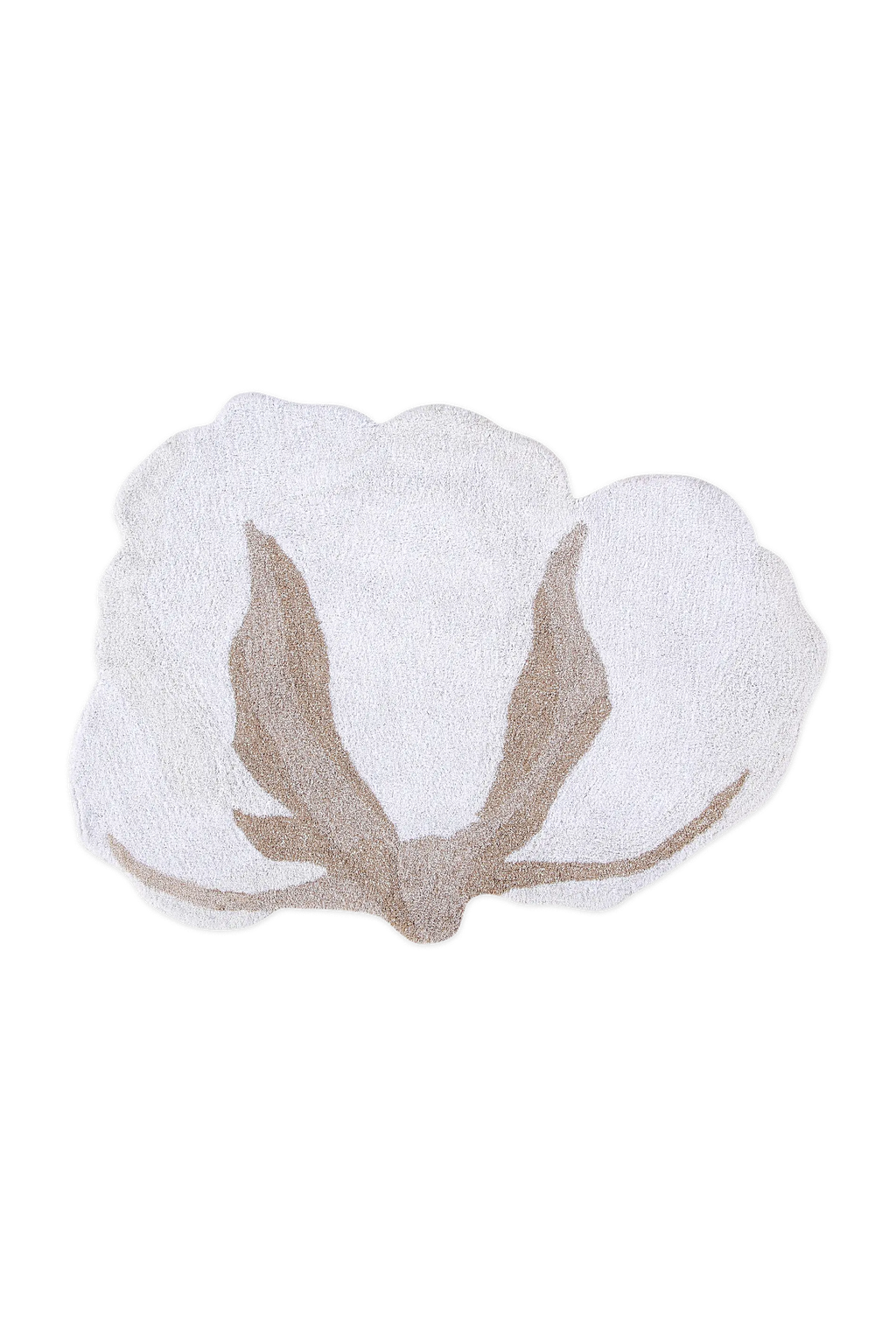 WASHABLE RUG COTTON FLOWER