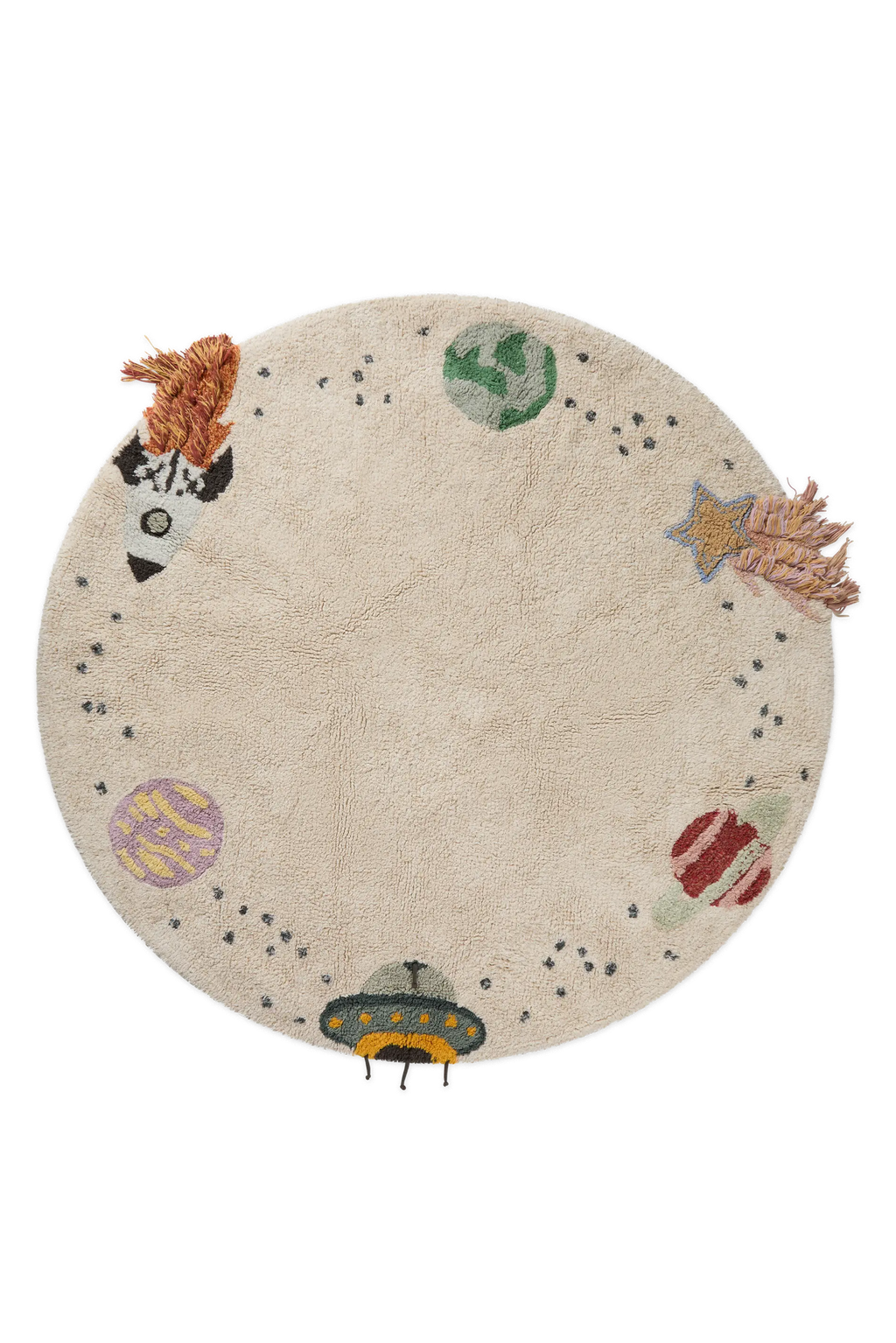 WASHABLE COTTON RUG INTERSTELLAR JOURNEY
