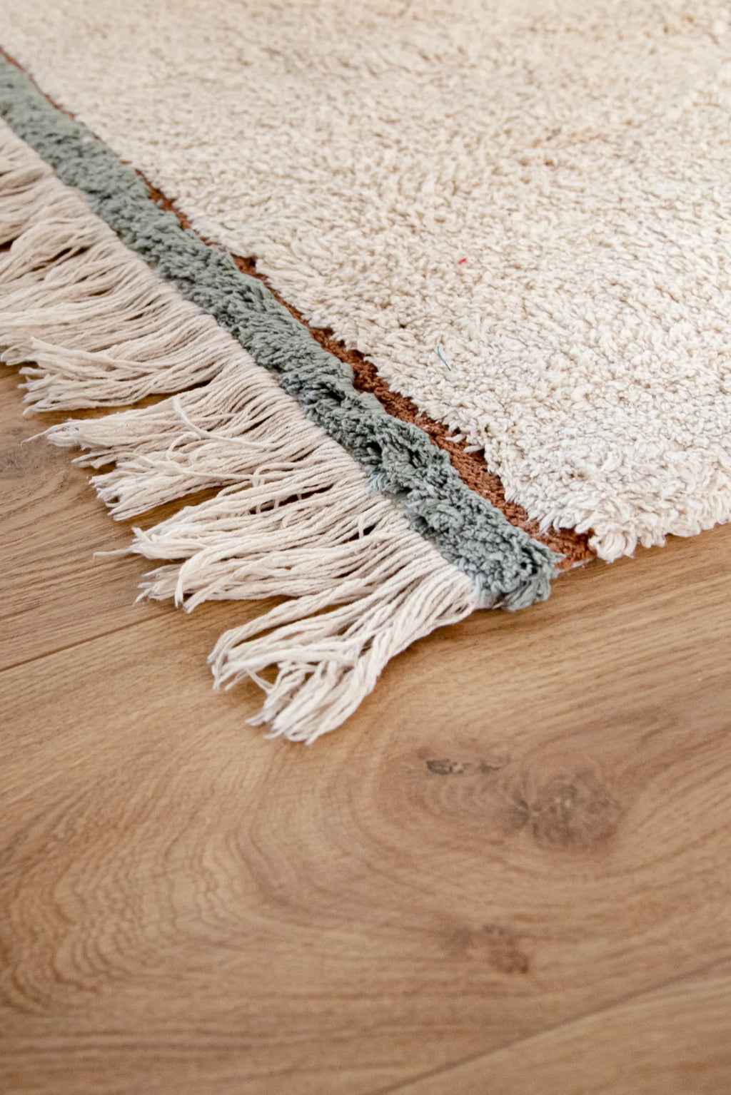 WASHABLE AREA RUG LANES BLUE