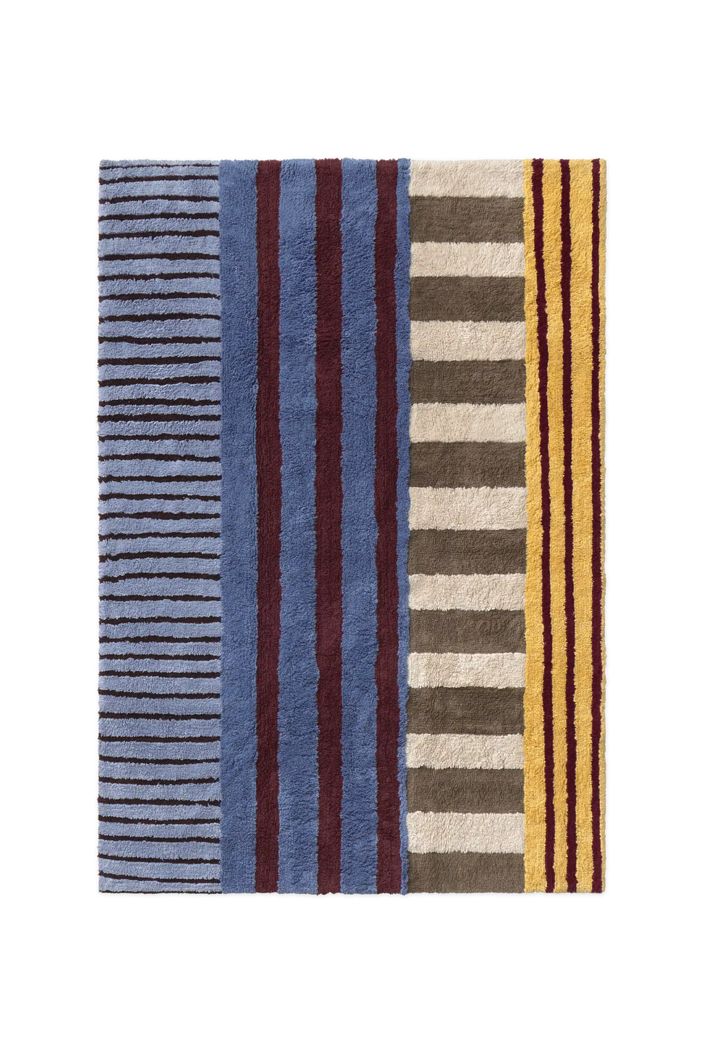 WASHABLE RUG COLOR ON INDIGO BLUE