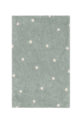 WASHABLE RUG MINI DOT BLUE SAGE