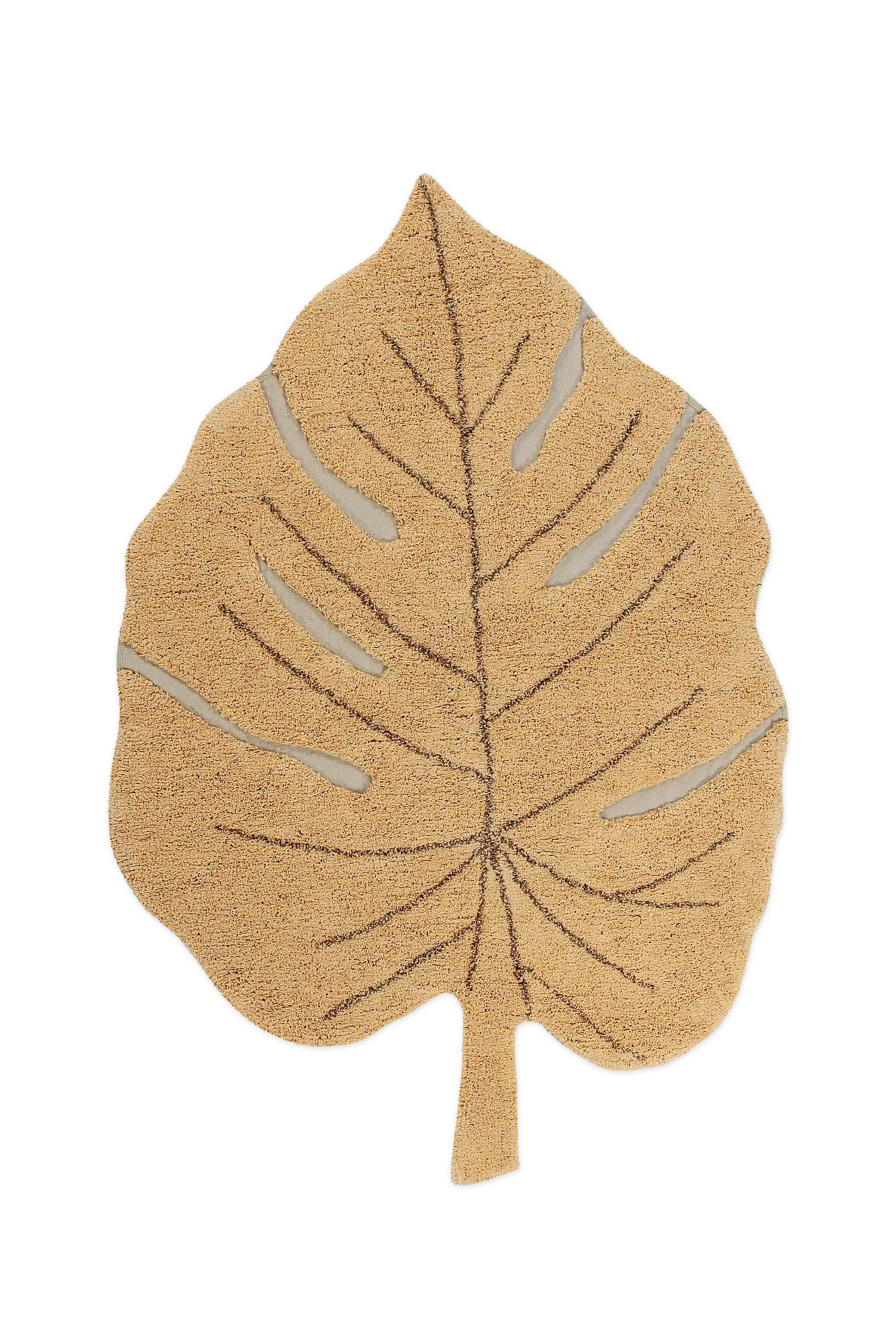 WASHABLE RUG MONSTERA HONEY