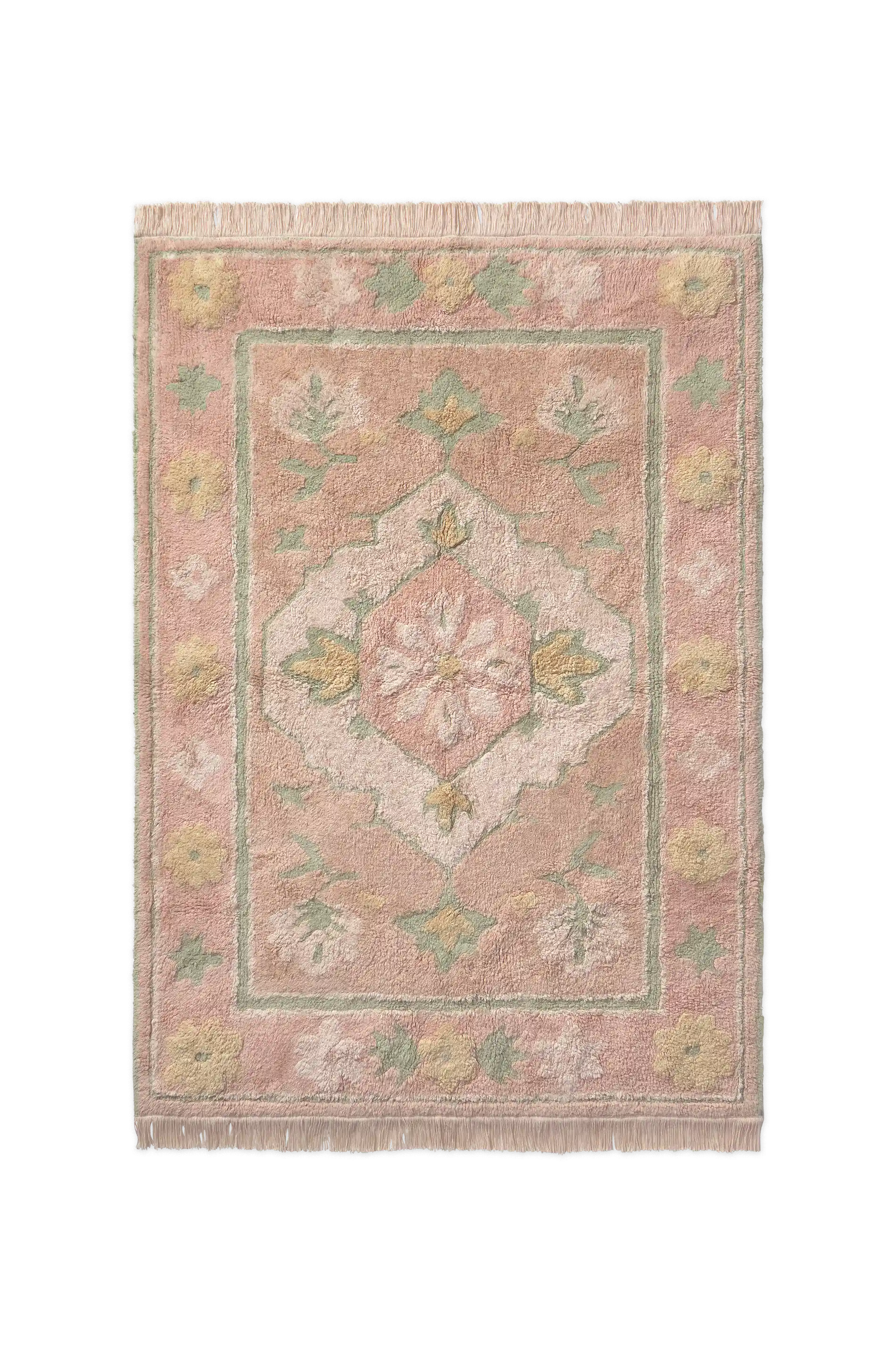 WASHABLE RUG PERSIAN PINK