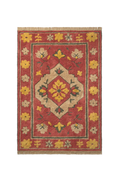 WASHABLE RUG PERSIAN RED