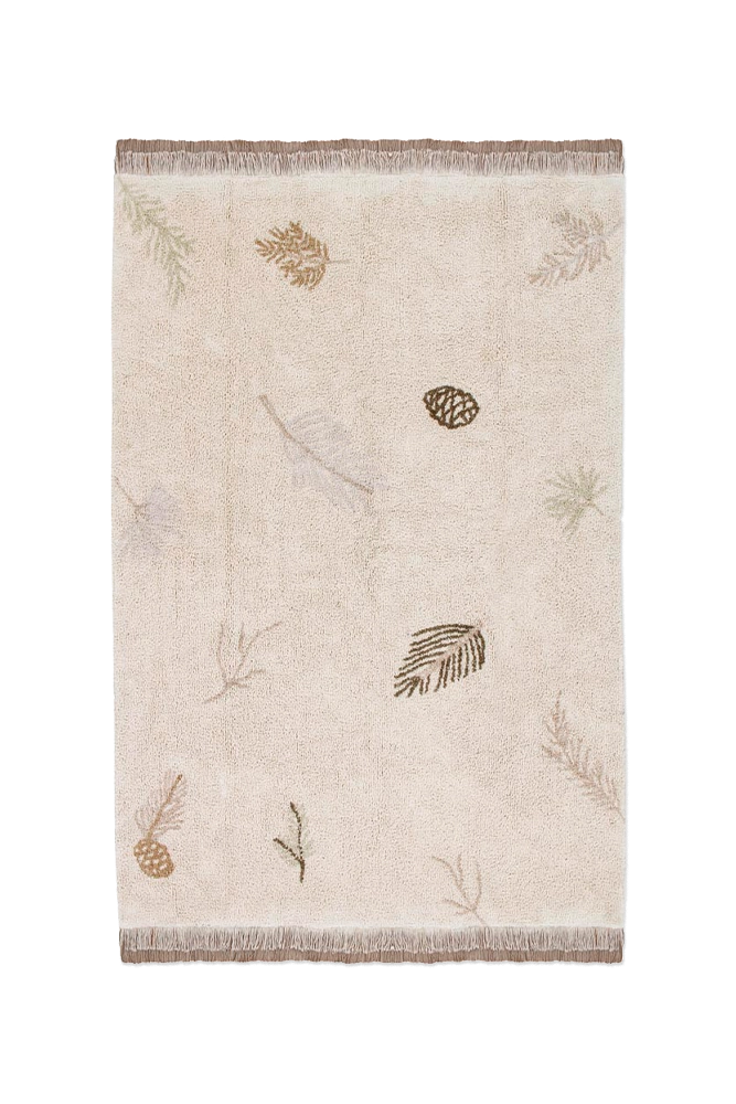 WASHABLE RUG PINE FOREST