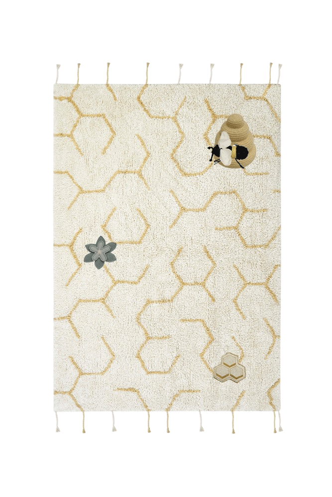 WASHABLE PLAY RUG POLLINATION