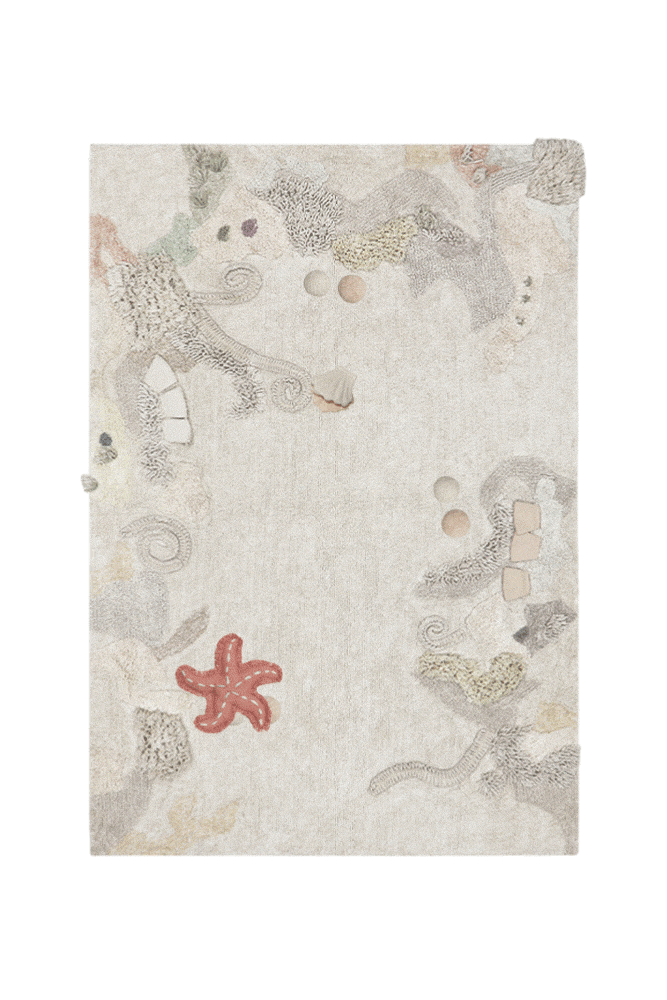 WASHABLE PLAY RUG SEABED