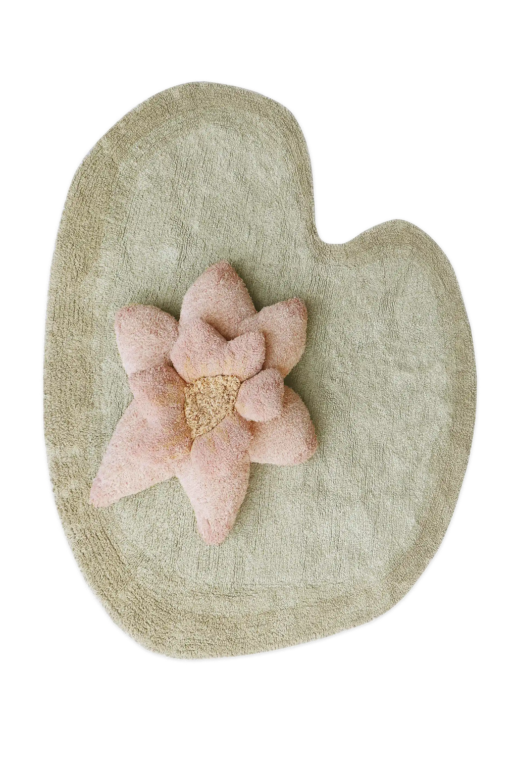WASHABLE COTTON RUG PUFFY LILY