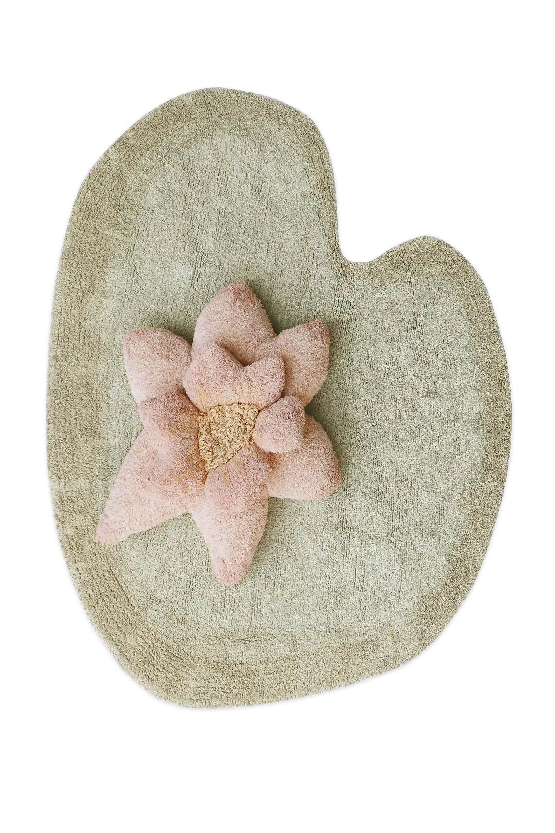 WASHABLE COTTON RUG PUFFY LILY