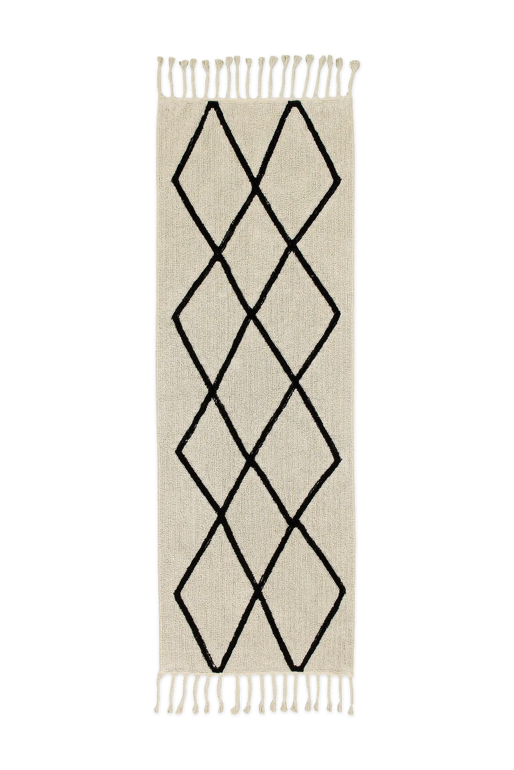 WASHABLE RUNNER RUG BEREBER BEIGE