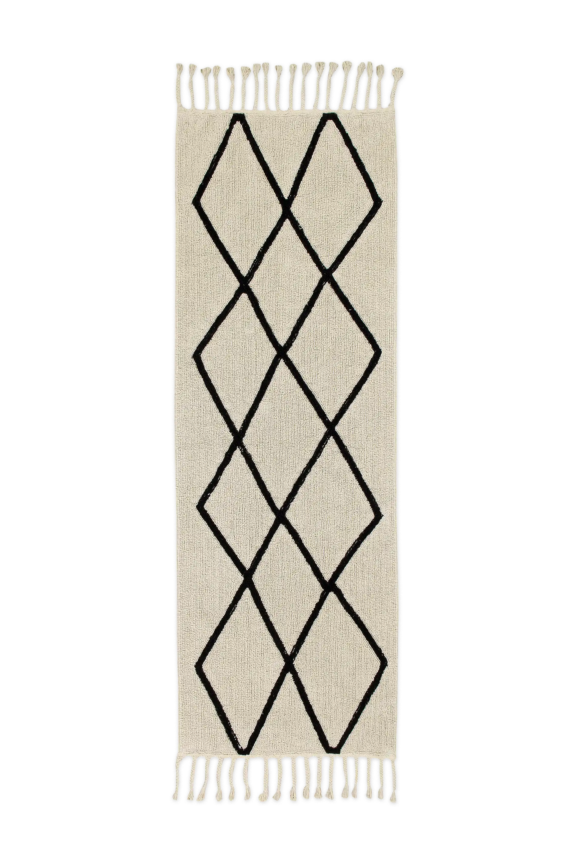 WASHABLE RUNNER RUG BEREBER BEIGE