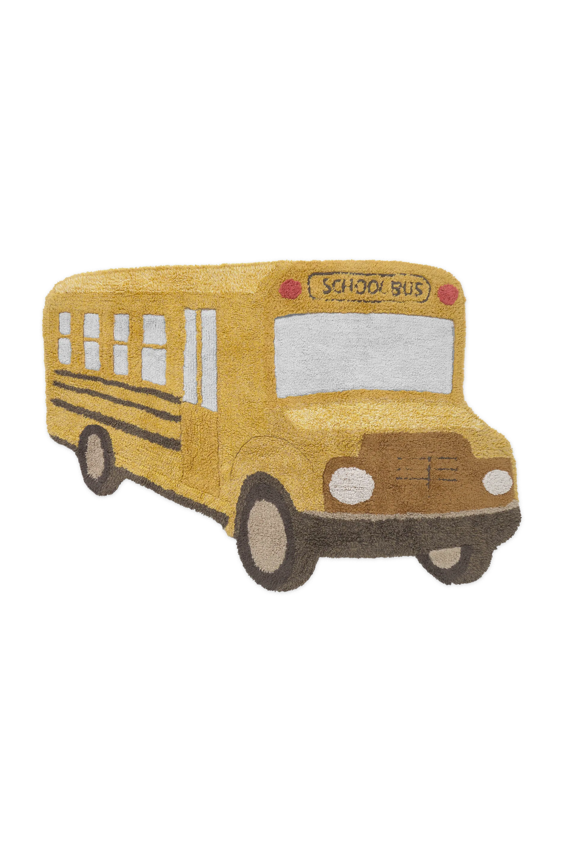 Washable Rug School Bus