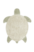 WASHABLE COTTON RUG SEA TURTLE