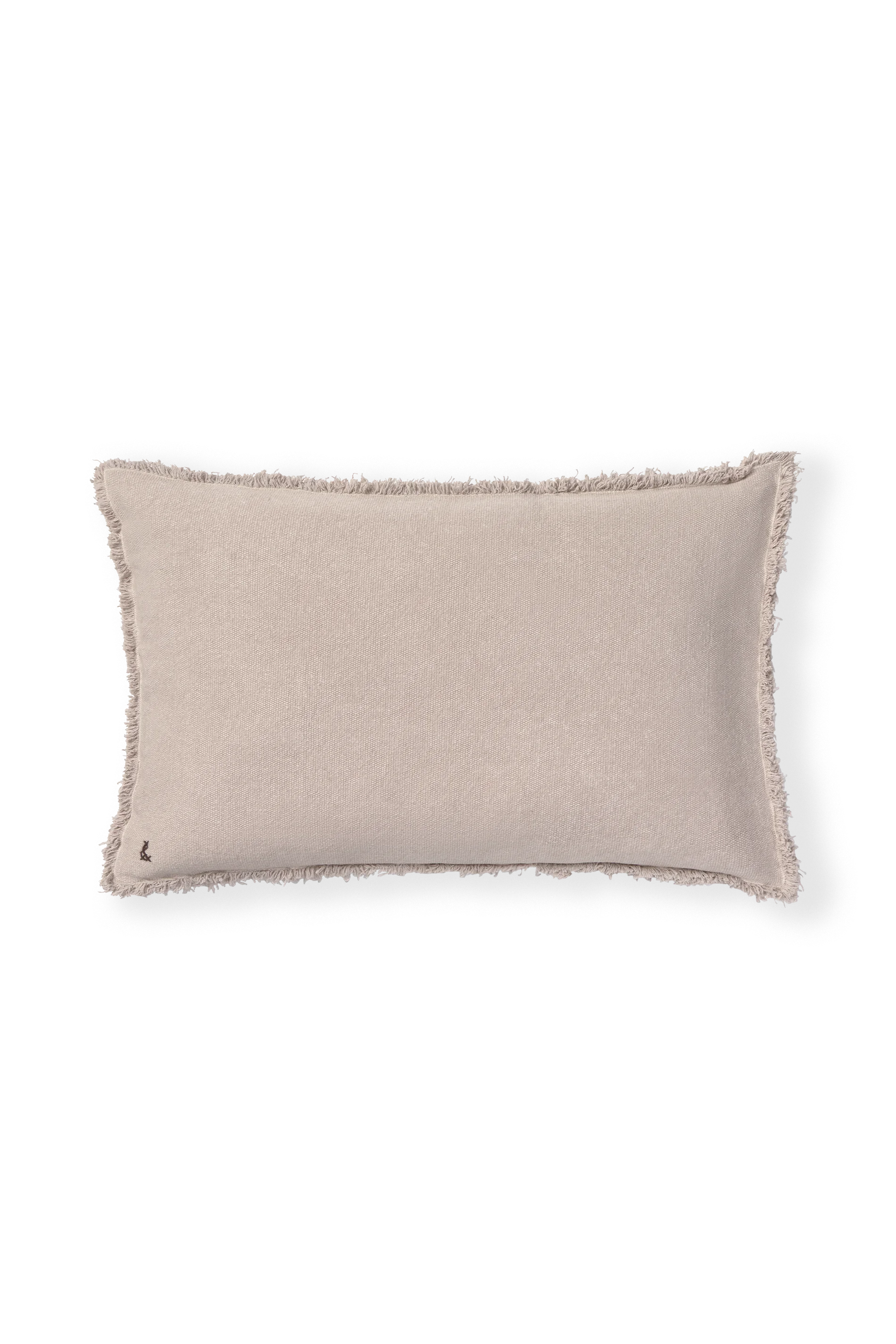 STONEWASHED RECTANGULAR CUSHION NEW GREY