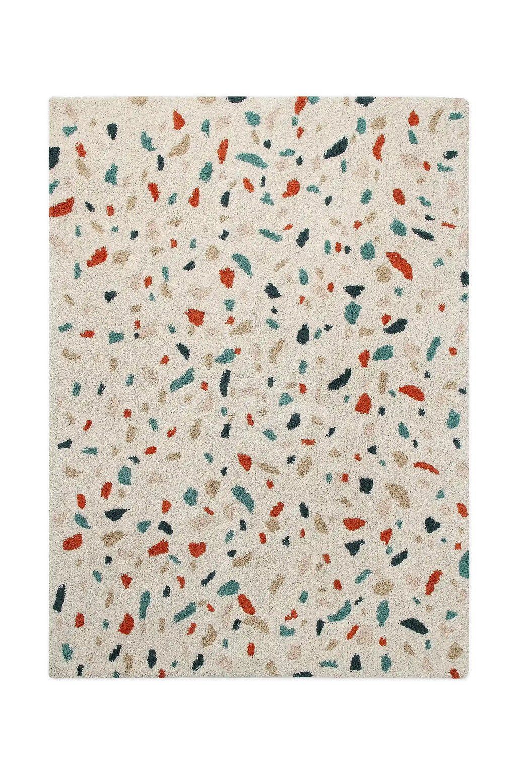 WASHABLE RUG TERRAZZO MARBLE