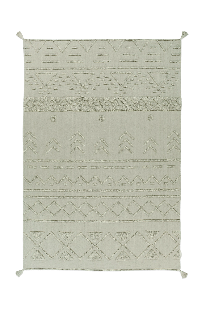 WASHABLE AREA RUG TRIBU OLIVE