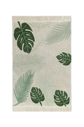 WASHABLE RUG TROPICAL GREEN
