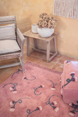 WASHABLE RUG ENGLISH GARDEN ASH ROSE-Cotton Rugs-Lorena Canals-4