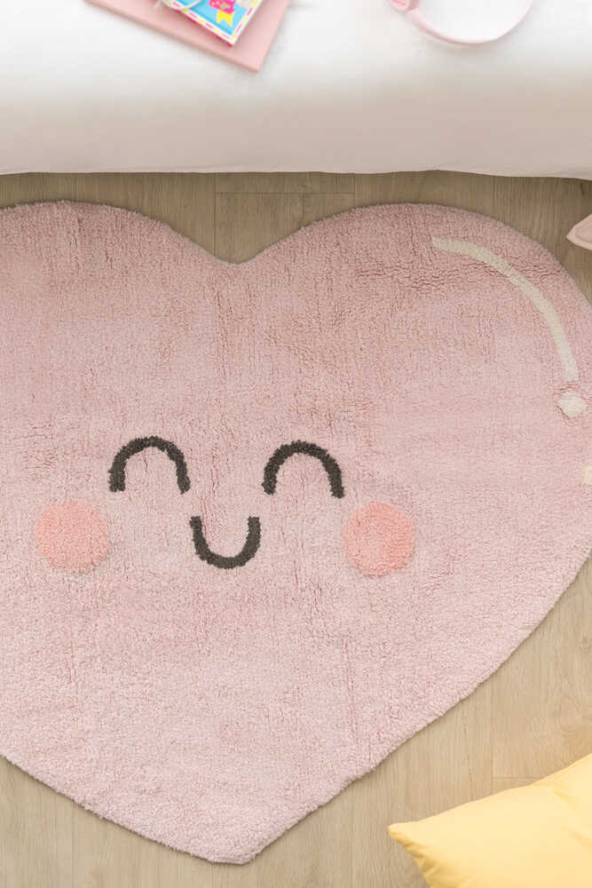 WASHABLE RUG HAPPY HEART-Cotton Rugs-Lorena Canals-2