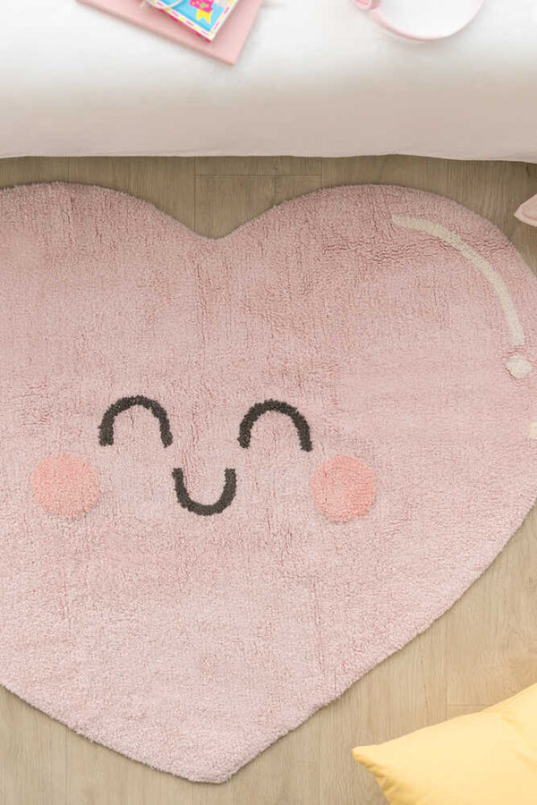 WASHABLE RUG HAPPY HEART-Cotton Rugs-Lorena Canals-2