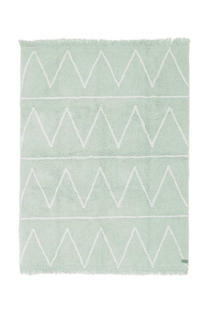 WASHABLE RUG HIPPY MINT-Cotton Rugs-Lorena Canals-1