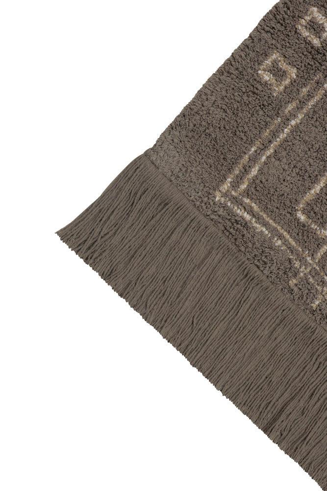 WASHABLE RUG KERMAN BROWN-Cotton Rugs-Lorena Canals-6