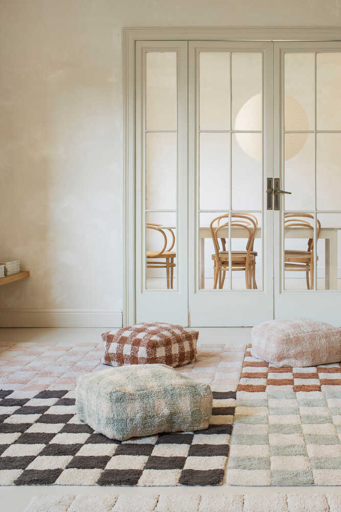 Washable Area Rug Kitchen Tiles Rose – Lorena Canals | Official