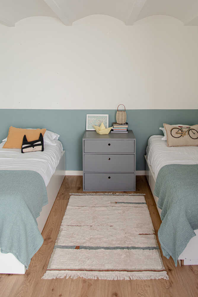 Washable Area Rug Lanes Blue – Lorena Canals | Official website