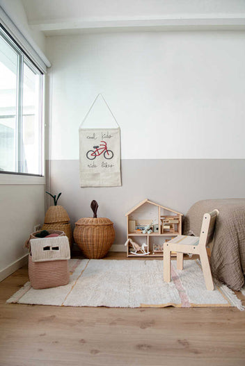 WASHABLE RUG LANES VINTAGE NUDE-Cotton Rugs-Lorena Canals-4