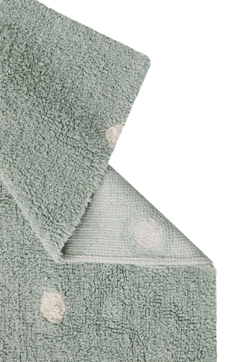 WASHABLE RUG MINI DOT BLUE SAGE-Cotton Rugs-Lorena Canals-4