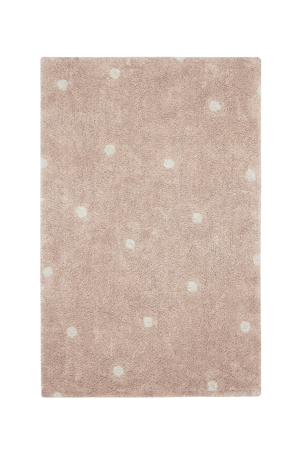 WASHABLE RUG MINI DOT ROSE-Cotton Rugs-Lorena Canals-1